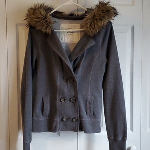 Abercrombie & Fitch button up sweater jacket